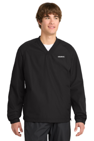 Sport-Tek V-Neck Raglan Wind Shirt
