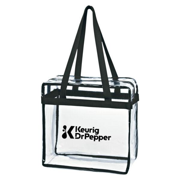 Clear Zipped Tote